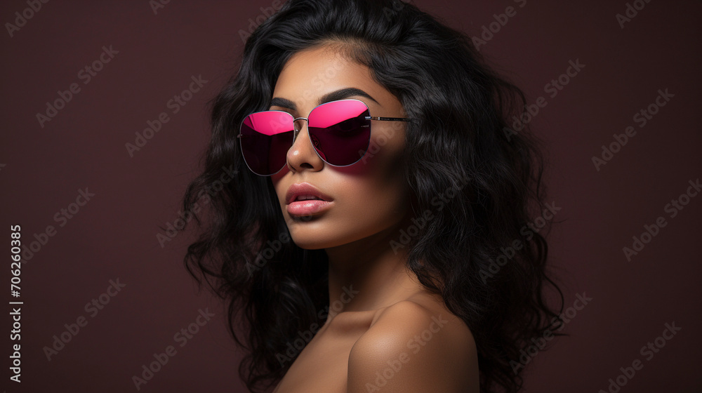Fashionista's Delight: Korean Model Shines in Pink, generative ai Fashionista's Delight: Korean Model Shines in Pink, generative ai
