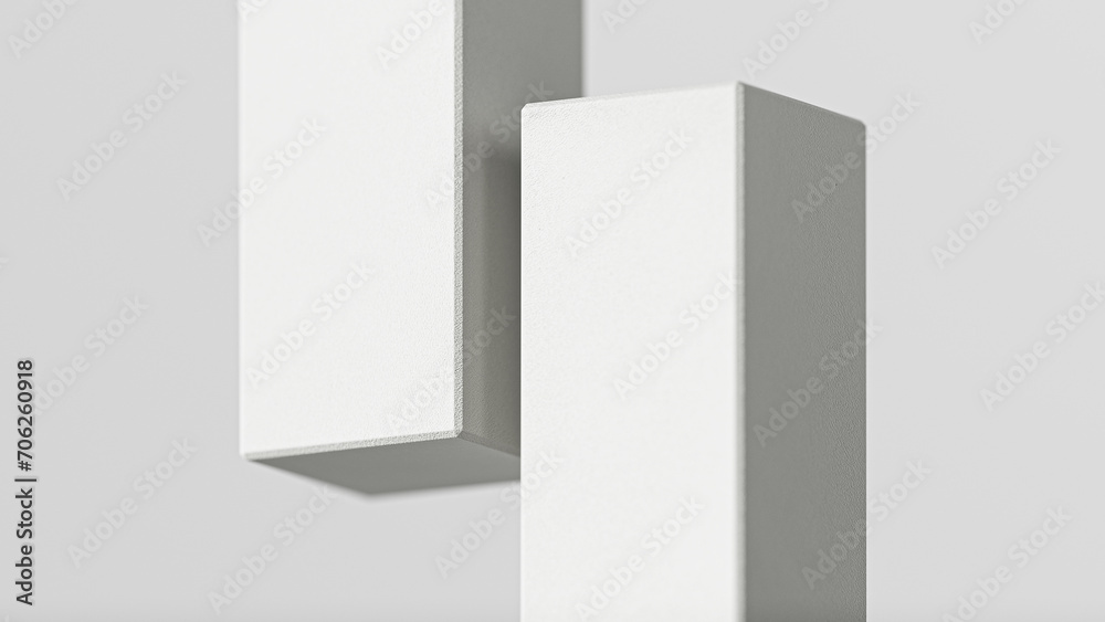 White box package_mock up_detail view White box package_mock up_detail view