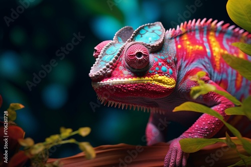Capture chameleons changing colors, insects resembling leaves, or octopuses disappearing into coral reefs © Amer