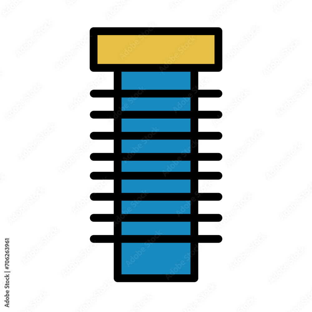 Industry Outdoors Screw Filled Outline Icon Industry Outdoors Screw Filled Outline Icon