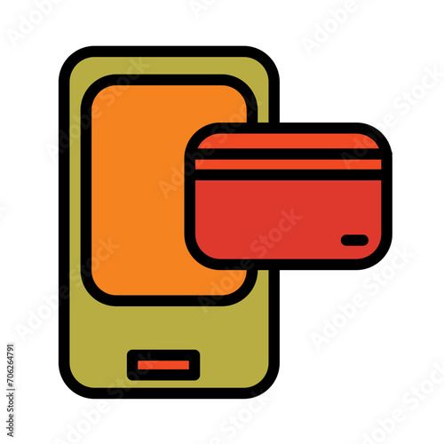 Credit Card Payment Filled Outline Icon