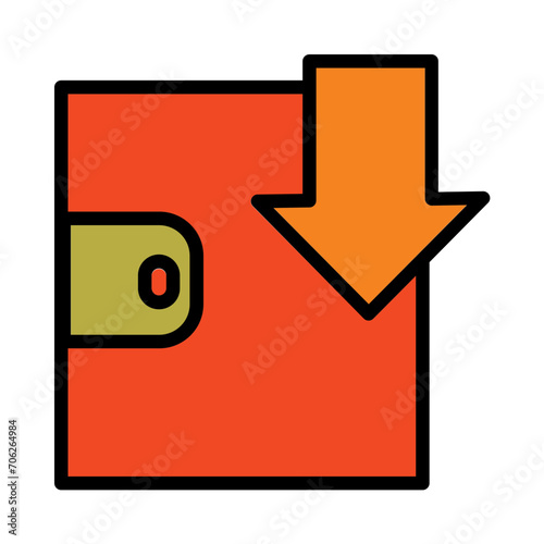 App Wallet Pay Filled Outline Icon