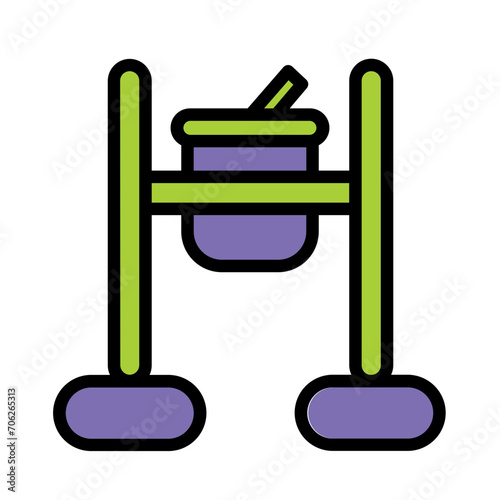 Biology Chemistry Experiment Filled Outline Icon