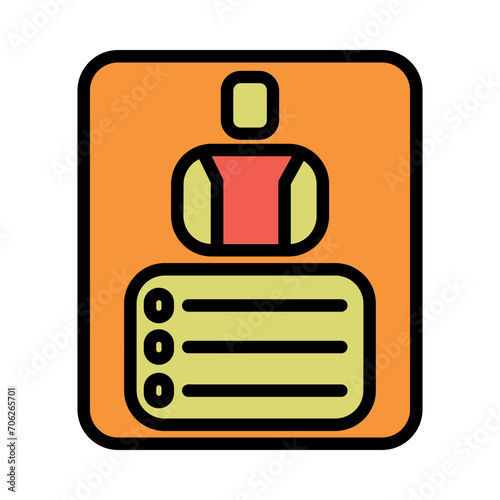 Career Employee Interview Filled Icon Outline