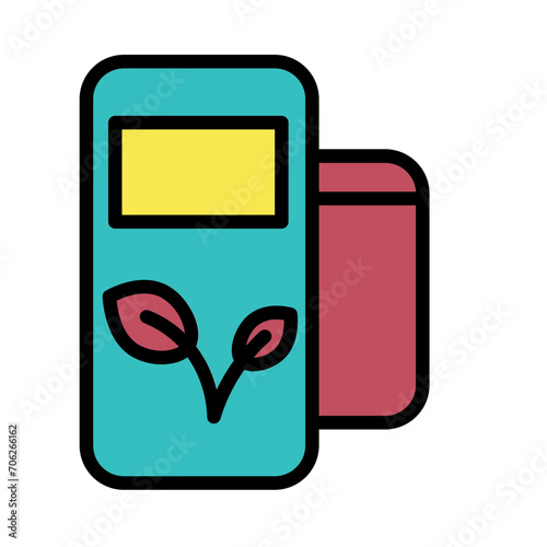 Chemical Engine Ethanol Filled Outline Icon