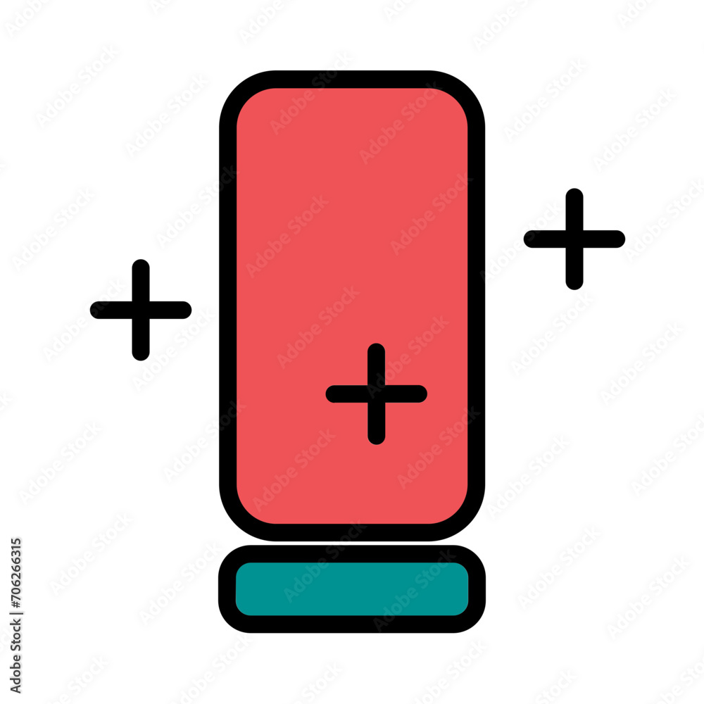 Fototapeta premium Balm Beauty Care Filled Outline Icon