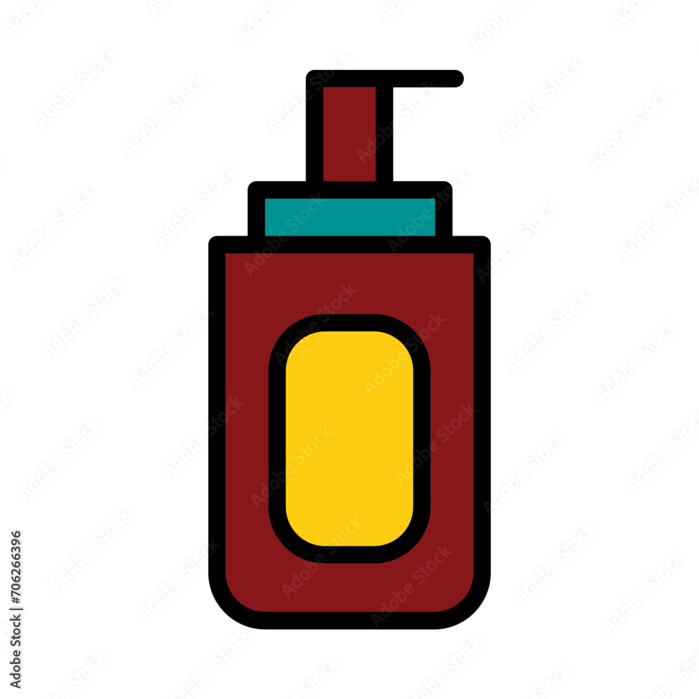 Beauty Bottle Care Filled Outline Icon Beauty Bottle Care Filled Outline Icon