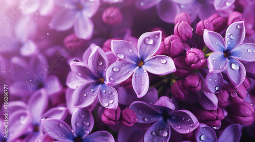 Purple lilac flowers © Cybonad