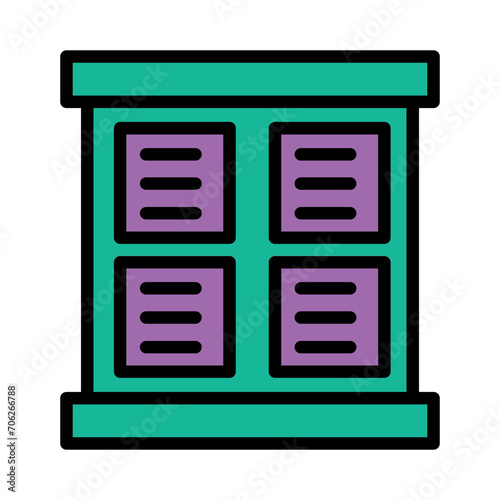 Locker Protection Safe Filled Outline Icon