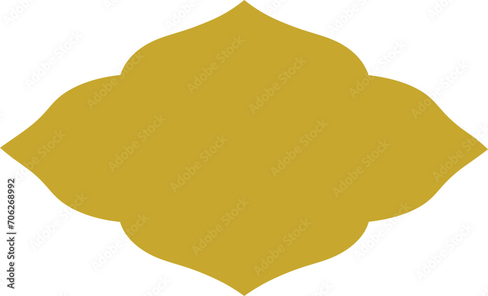 Collection of oriental-style Islamic
 windows and arches with modern boho design,
 moon, mosque dome 