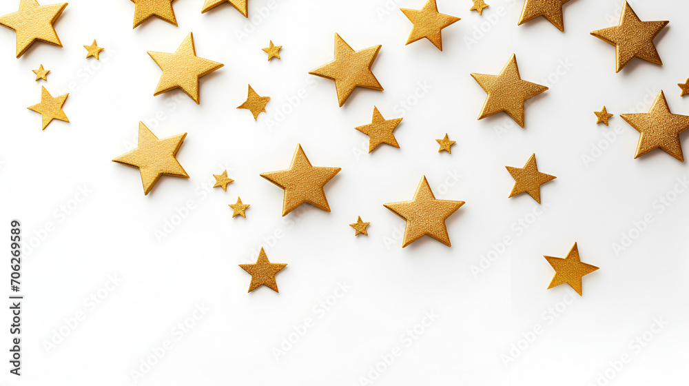 Colored streamer and confetti on a white background holiday birthday background, generative ai Colored streamer and confetti on a white background holiday birthday background, generative ai