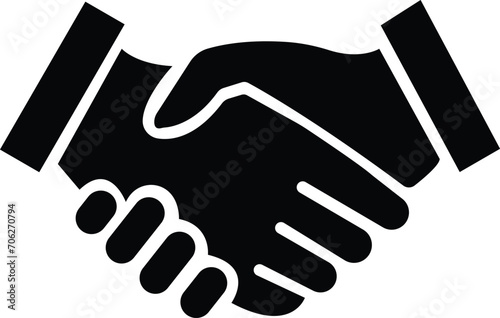Conflict management, leadership skill to compromise and solving argument problem, hand sharing concept, isolated on transparent background. used for mobile, app, logo design, web site or UI.