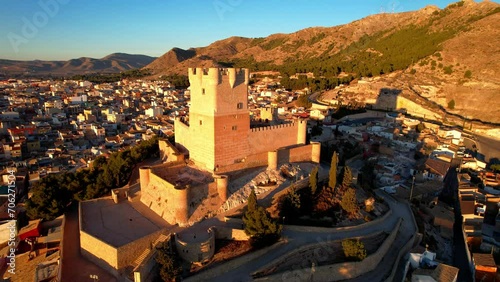 Scenic medieval towns and castles of Spain - Castillo de la Atalaya, Alicante province photo