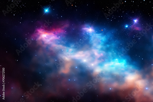 nebula space background © Abdul
