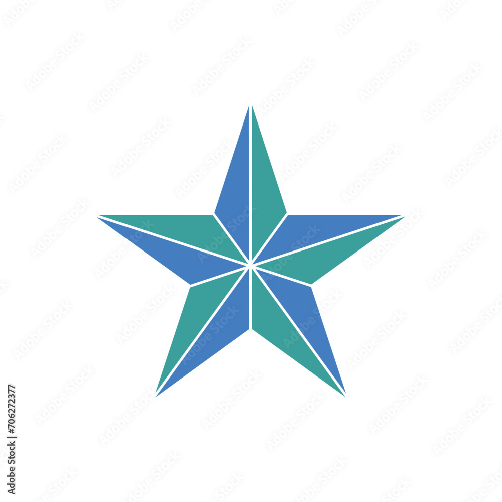 Star icon. Flat design style eps 10. Star vector icon. Star icon vector isolated on white background for your web and mobile app design, Star logo concept