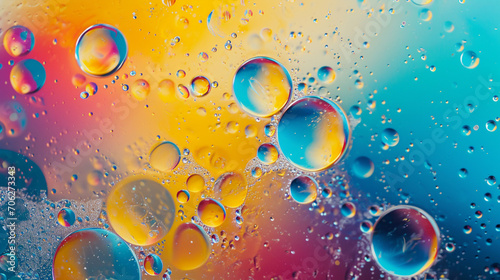  Bright Colors Bubbles Oil Beautiful Paint Universe Color. Wallpaper. Background 