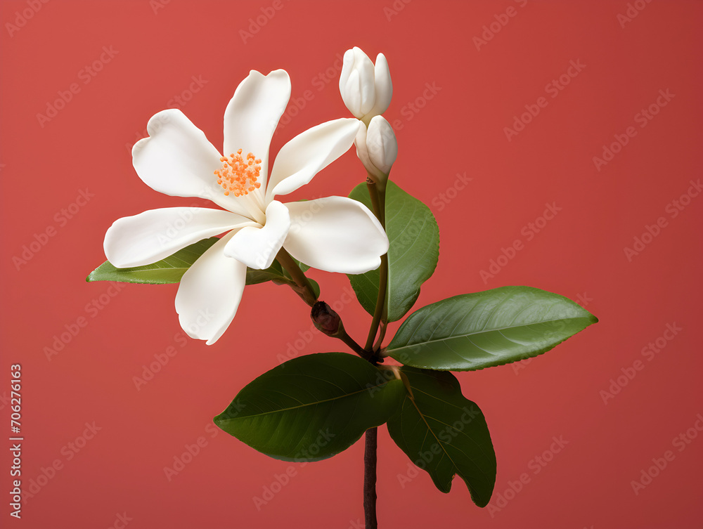 Murraya flower in studio background, single Murraya flower, Beautiful flower images Murraya flower in studio background, single Murraya flower, Beautiful flower images
