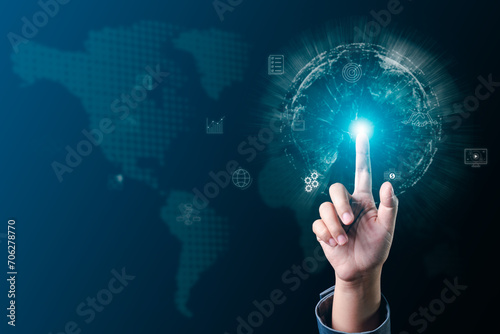 Touching the Virtual Businessman's Hands Connect Worldwide for Data Access