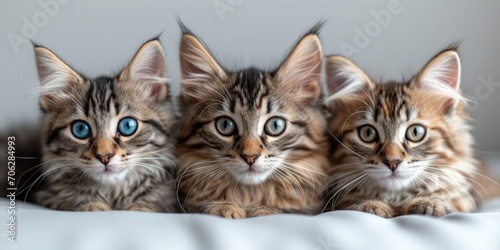 Cute and adorable cat family companions that show off their playful and charming nature.