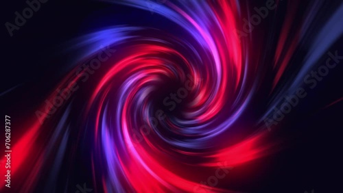 Twirl blue and red hole looping background animation