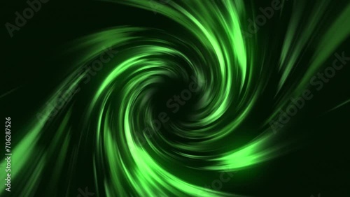 Twirl green hole looping background animation