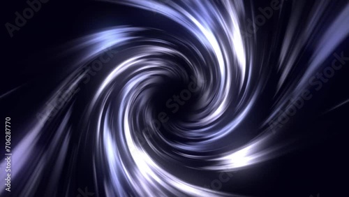 Twirl white hole looping background animation