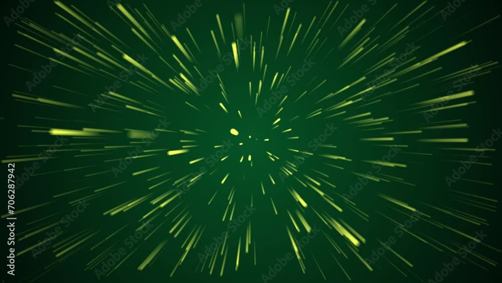 abstract yellow lines zoom green screen abstract yellow lines zoom green screen