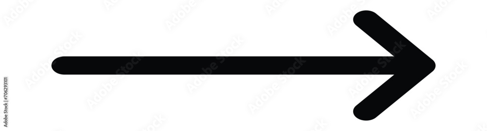 Web arrow  flat Icon On White Background. vector design.