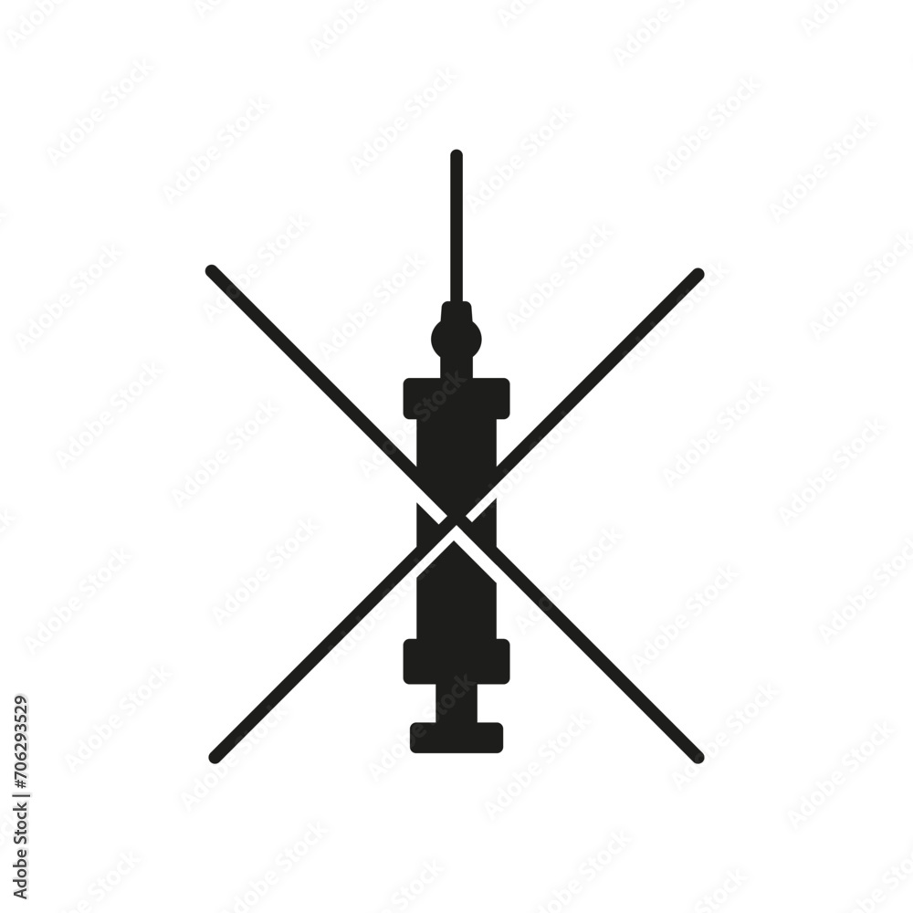 Fototapeta premium Vaccine icon 