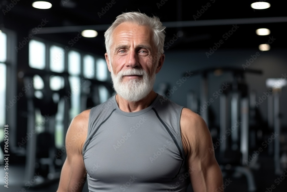 A number of elderly men participate in sports and health activities A number of elderly men participate in sports and health activities