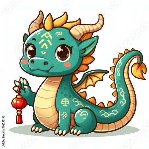 funny dragon cartoon