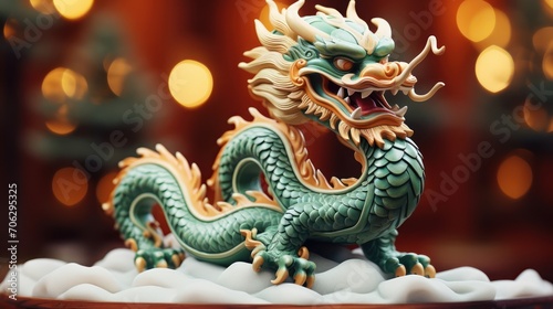 chinese dragon statue © Tn