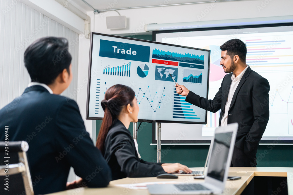 Asian business people team analyzing statistics financial. Team of businesspeople Meeting Conference Discussion Corporate Concept in office. Asian business people team analyzing statistics financial. Team of businesspeople Meeting Conference Discussion Corporate Concept in office.