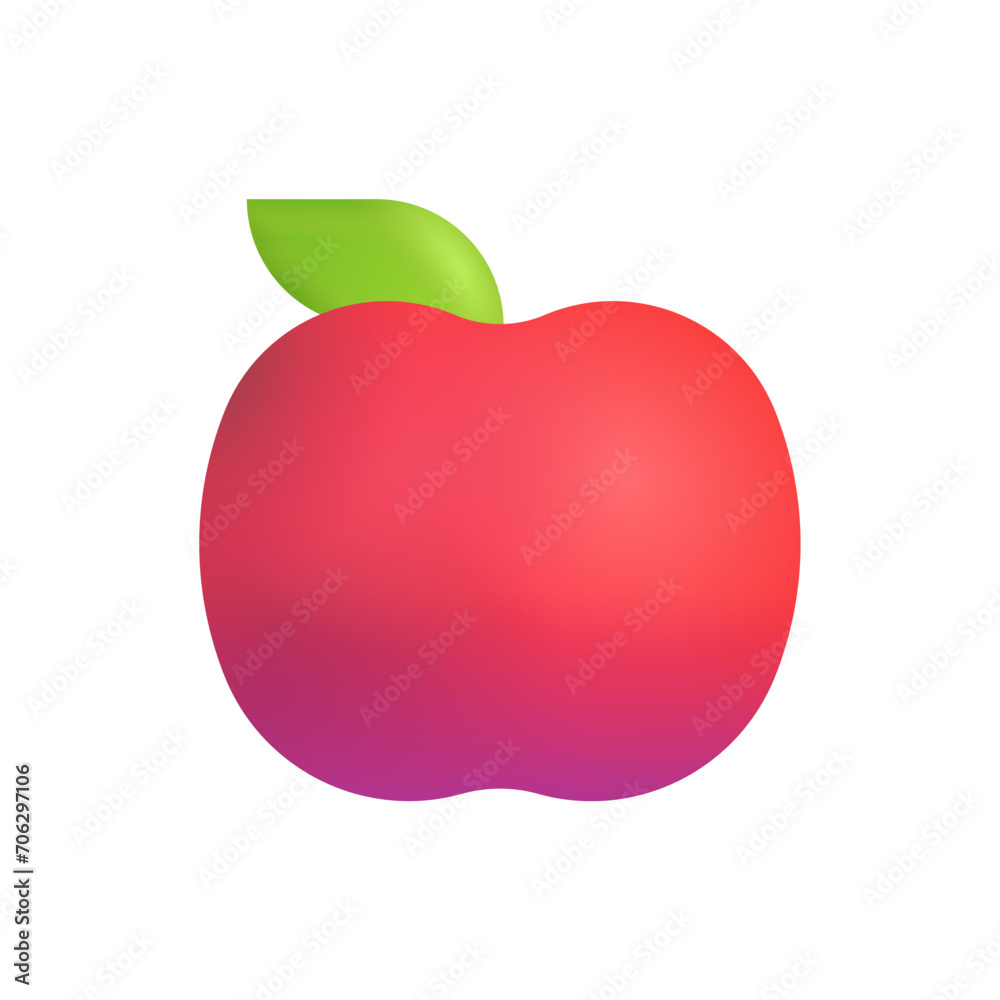 Obraz premium Red Apple