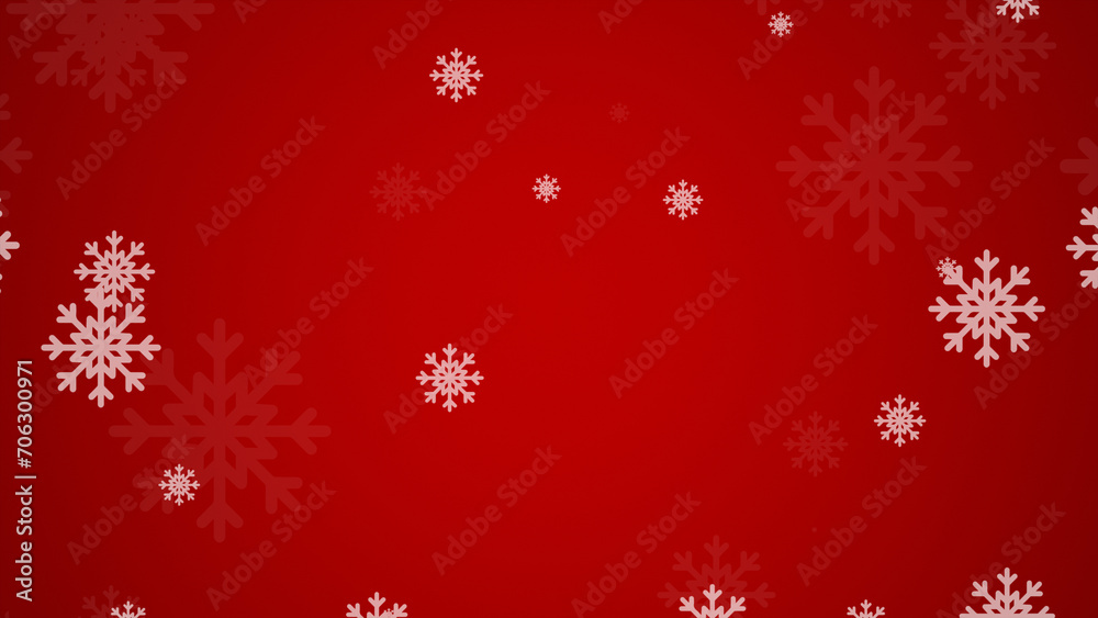 christmas background with snowflakes