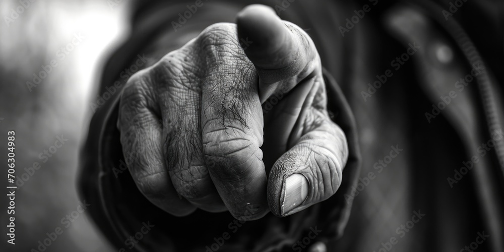A close-up view of a person's hand holding an object. This versatile image can be used in various contexts