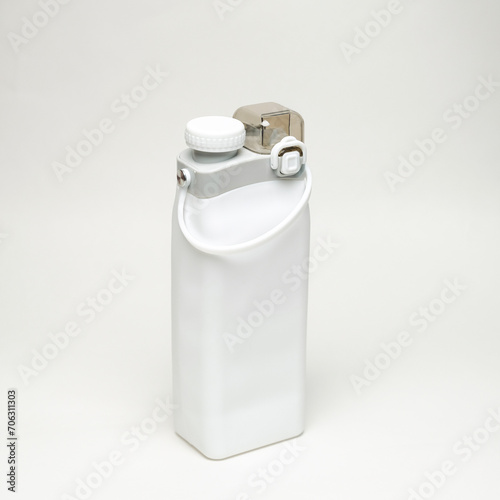 Foldable Camping Silicone Bottle with Tube