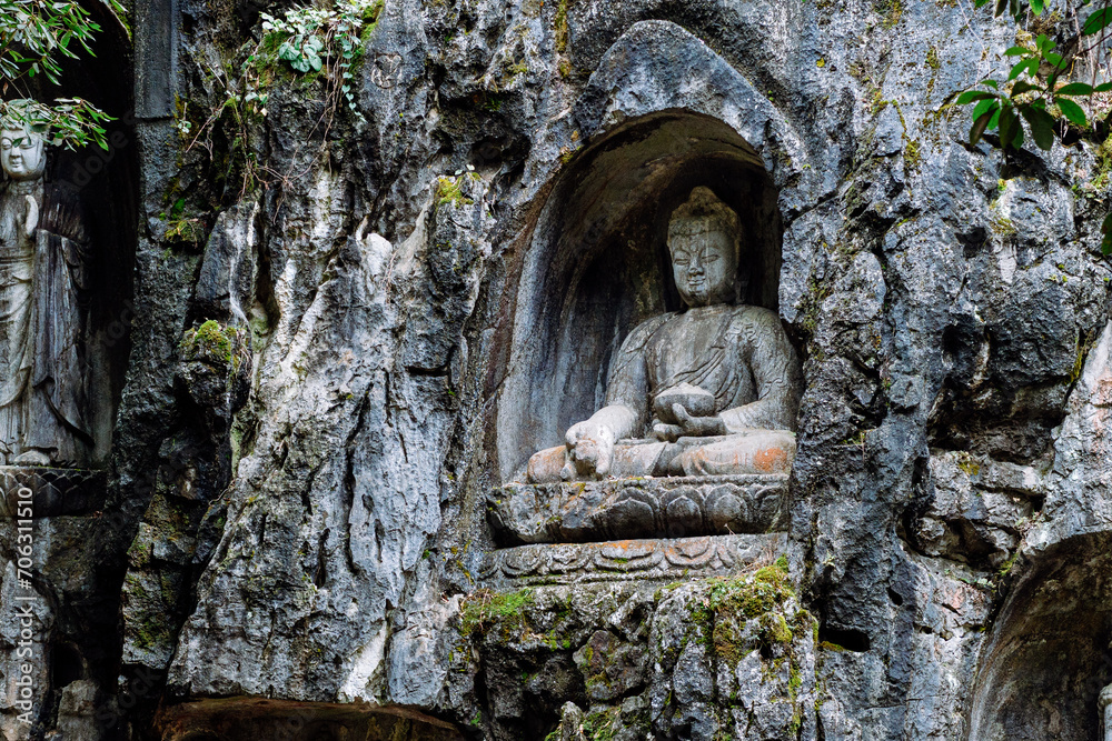 Chinese Buddhist stone carvings