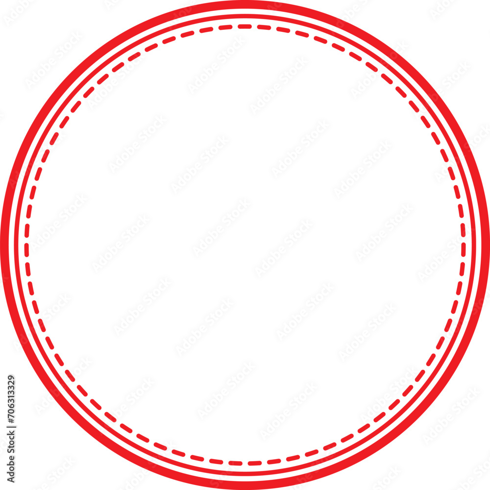 Fototapeta premium blank red rubber stamp