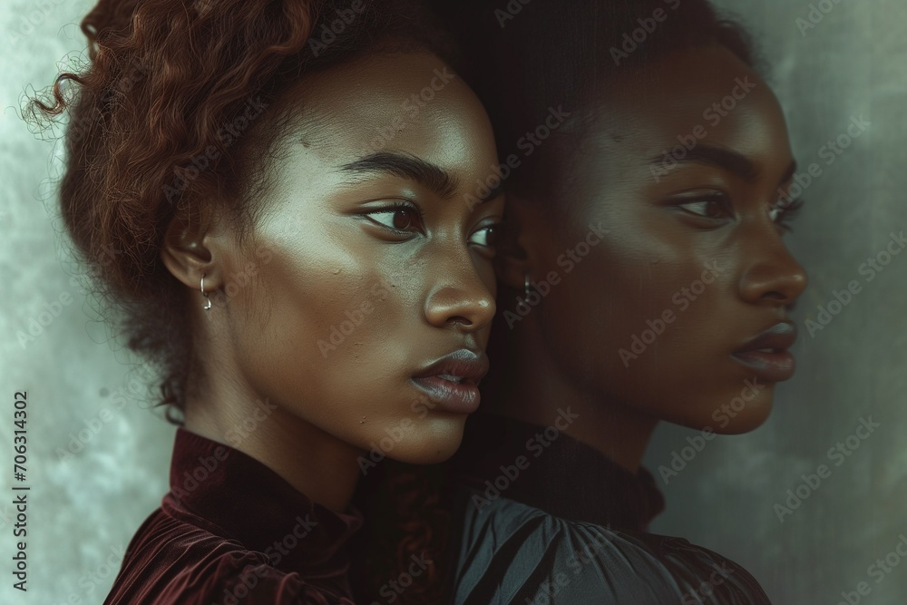Intimate Serenity: Powerful Feminine Profiles in Tawny Shades Intimate Serenity: Powerful Feminine Profiles in Tawny Shades