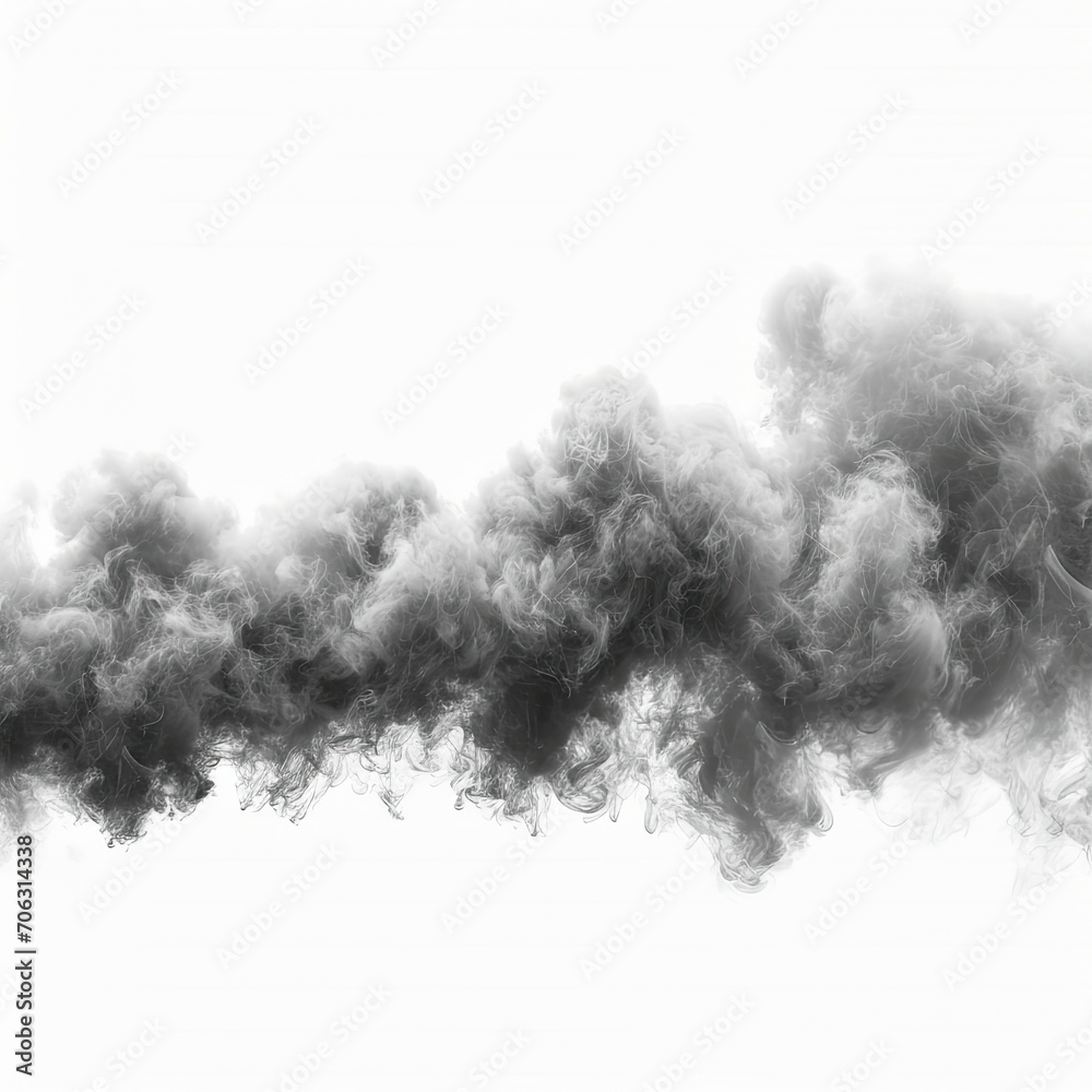 Black Smoke On White Background, White Background, Illustrations Images