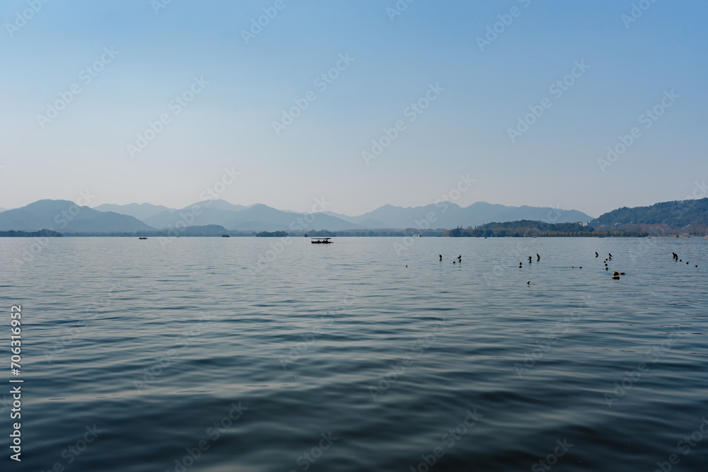 lake in the mountains