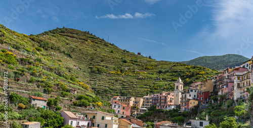 Visiting the fishing villages of Cinque terre, Italy, Europe photo