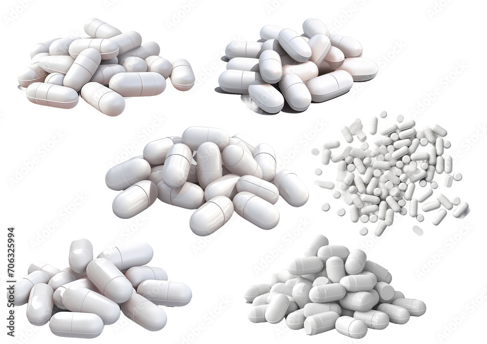 White Pills PNG
