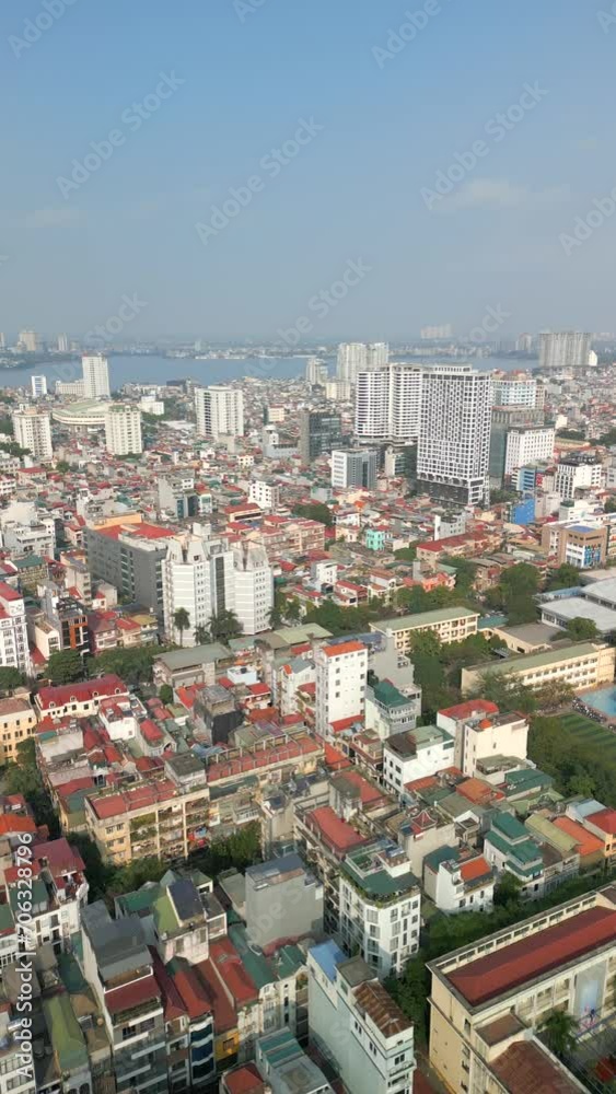 Aerial view of Hanoi city skyline, Vietnam. Aerial view of Hanoi city skyline, Vietnam.