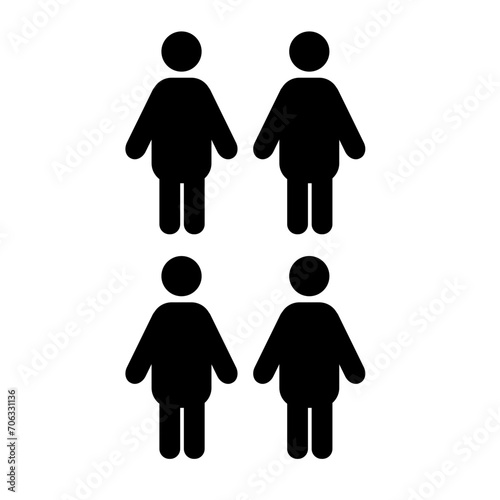 Team Filled Icons | Group of People Flat Filled SVG Icons | People Business Teamwork User Icon