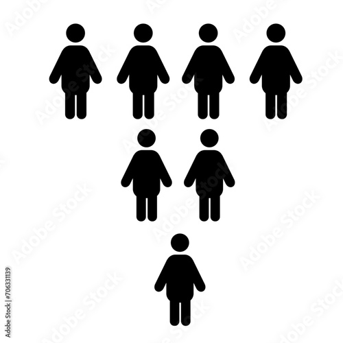 Team Filled Icons | Group of People Flat Filled SVG Icons | People Business Teamwork User Icon