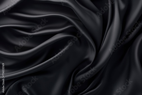 Black silk satin fabric backdrop backgrounds