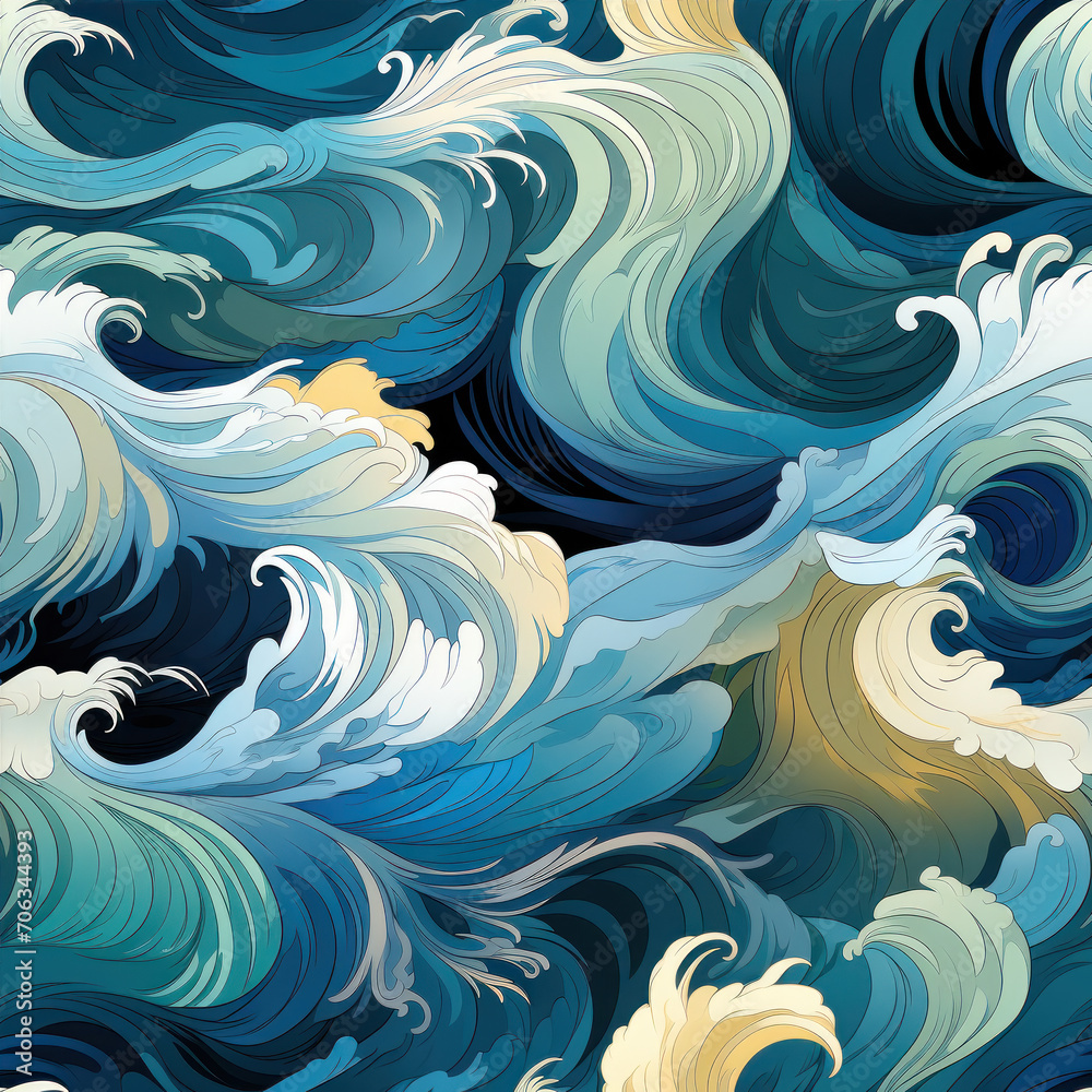 seamless wave pattern seamless wave pattern