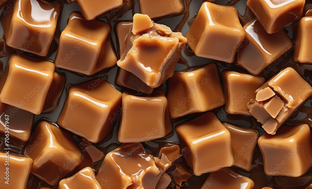 Caramel sauce or syrup splashes with toffee. Caramel sauce or syrup splashes with toffee.